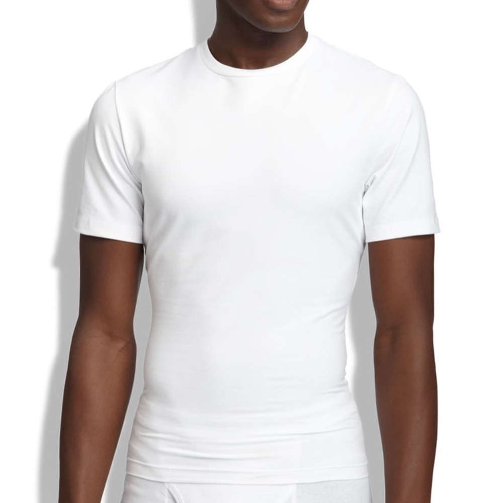 Spanx Crewneck Cotton Compression T-Shirt